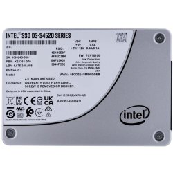 Накопитель SSD 2.5" 7.68TB D3-S4520 INTEL (SSDSC2KB076TZ01)