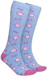 Носки JINX Overwatch GG Bunny Spray Socks One Size Blue