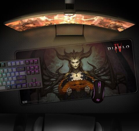 Килимок для миші ігрова поверхня Blizzard DIABLO IV 4 Lilith Діабло Ліліт XL (90*42 cm) -   -  