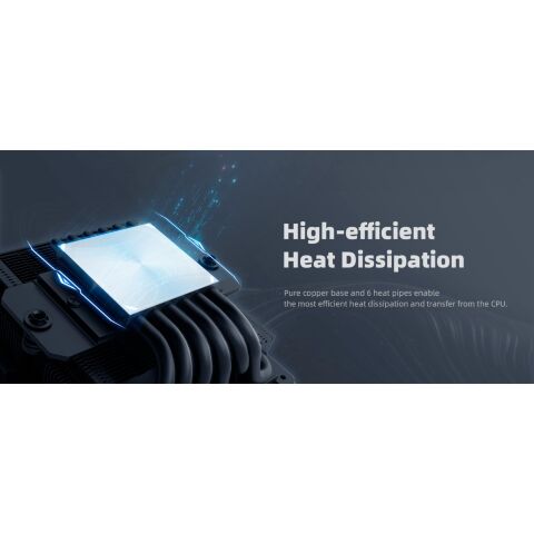 Кулер для процессора ID-Cooling IS-67-XT Black - Кулеры к процессорам  - Кулеры к процессорам 