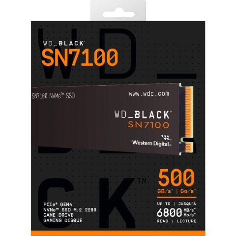 Накопитель SSD M.2 2280 500GB SN7100 WD (WDS500G4X0E) - Внутренние SSD  - Внутренние SSD 