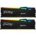 Модуль памяти для компьютера DDR5 32GB (2x16GB) 5600 MHz FURY Beast RGB Kingston Fury (ex.HyperX) (KF556C40BBAK2-32) - Нулевой остаток (Feed)  - Нулевой остаток (Feed) 