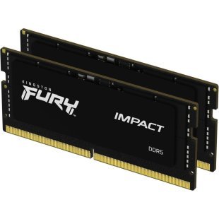 Модуль памяти для ноутбука SoDIMM DDR5 32GB (2x16GB) 6400 MHz Impact Kingston Fury (ex.HyperX) (KF564S38IBK2-32)