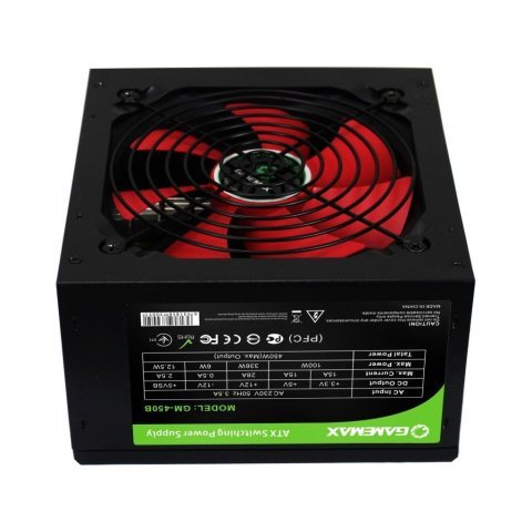 Блок питания Gamemax 450W (GM-450B) - Нулевой остаток (Feed)  - Нулевой остаток (Feed)