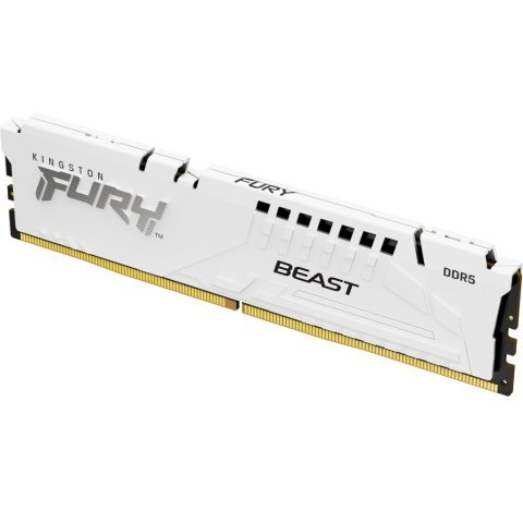 Модуль памяти для компьютера DDR5 32GB 5600 MHz Beast White Kingston Fury (ex.HyperX) (KF556C36BWE-32) - Нулевой остаток (Feed)  - Нулевой остаток (Feed) 