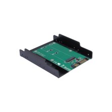 Конвертор Maiwo SATA to M.2 (NGFF) SSD 22*42mm, 22*60mm, 22*80mm, в 3,5" (KT001B)