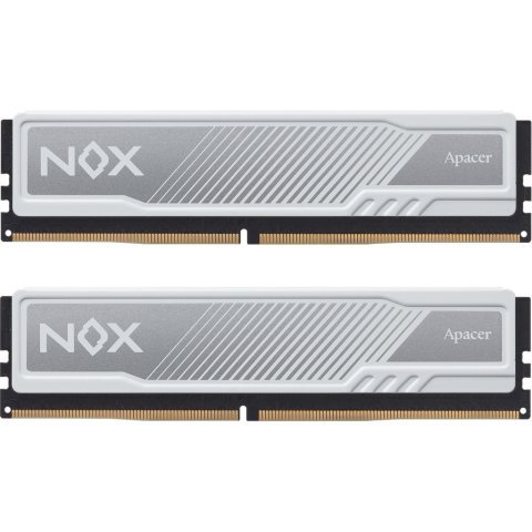 Модуль памяти для компьютера DDR4 16GB (2x8GB) 3600 MHz NOX White Apacer (AH4U16G36C25YMWAA-2) - Нулевой остаток (Feed)  - Нулевой остаток (Feed)
