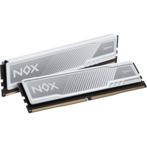 Модуль памяти для компьютера DDR4 16GB (2x8GB) 3600 MHz NOX White Apacer (AH4U16G36C25YMWAA-2) - Нулевой остаток (Feed)  - Нулевой остаток (Feed)